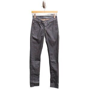 Rock & Republic Gray Metallic Berlin Jeans, Size 0M